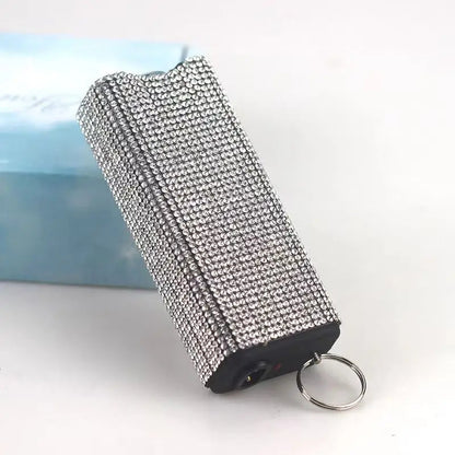 DiamondInlaid Multifunctional Portable Outdoor Tool Flashlight Arc Lighter USB Rechargeable Women's Gift BLACKBEARD OUTDOOR INDUSTRIES