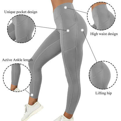 Legging de Yoga Femme Grande Taille avec Poches - BLACKBEARD OUTDOOR INDUSTRIES