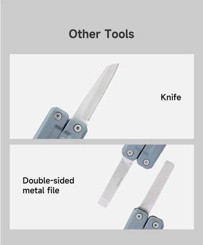Clé Multi-outil W2 - Pince, Clé Plate, Tournevis et Outil de Maintenance Pliable - Outil EDC Portable pour Réparations à Domicile - BLACKBEARD OUTDOOR INDUSTRIES