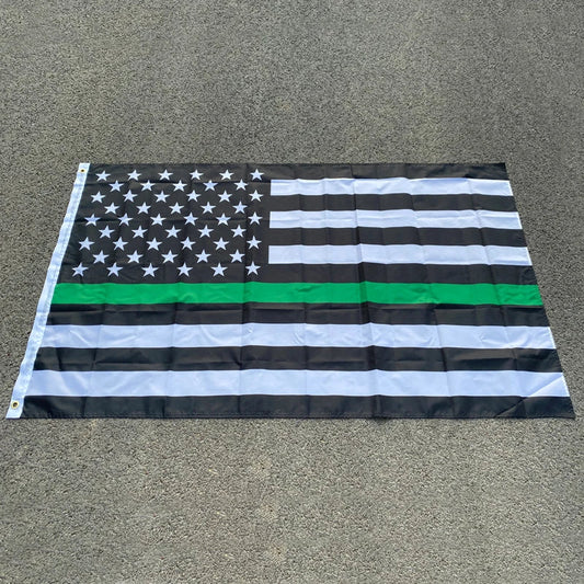 Drapeau Thin Blue Line USA - 90x150 cm BLACKBEARD OUTDOOR INDUSTRIES