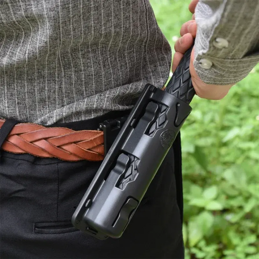 Étui de Matraque Rotatif 360° – Holster Tactique Noir pour Matraque Extensible | Sécurité & Survie Ma boutique