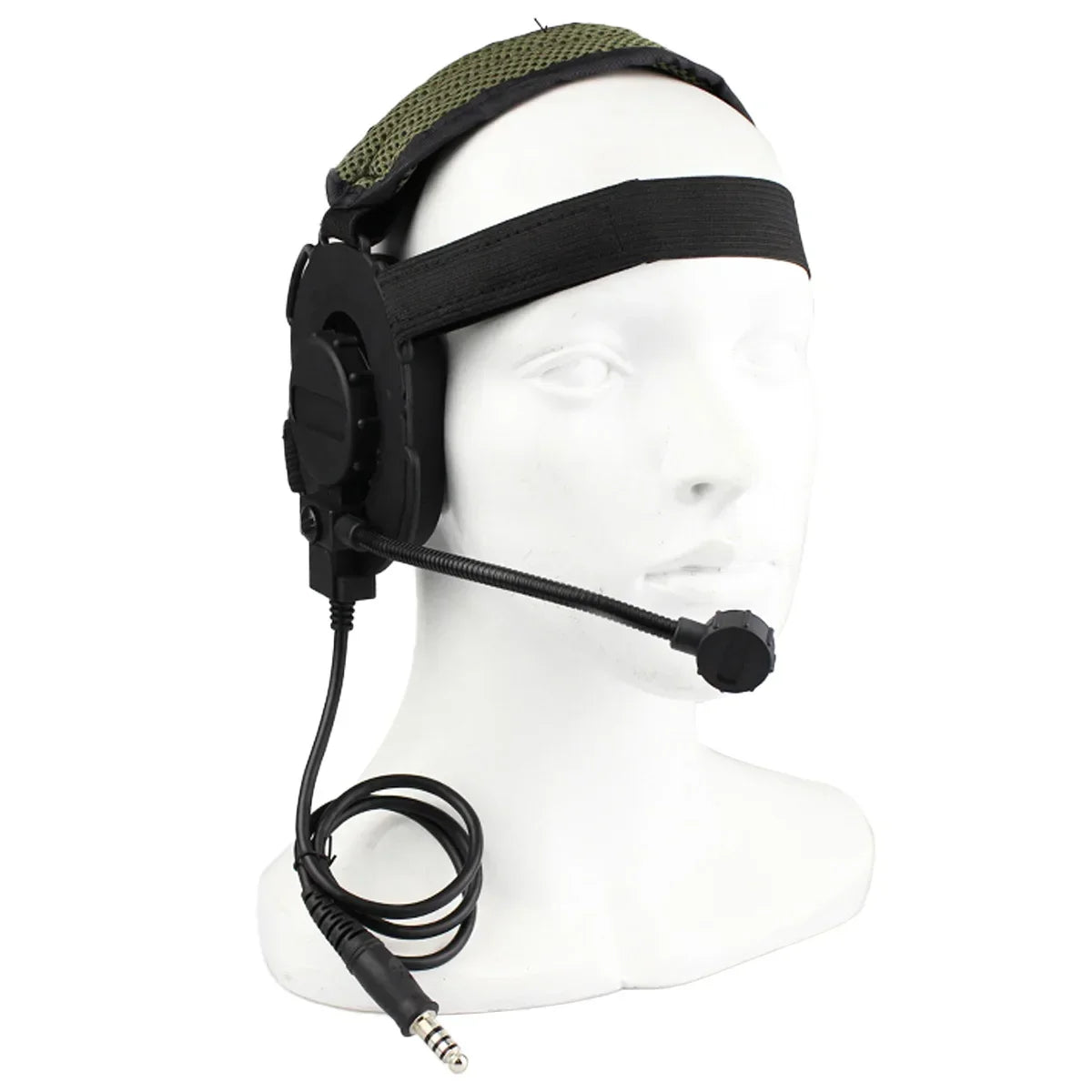 Casque Tactique Outdoor avec Microphone Bowman Elite II U94 PTT pour Radio Kenwood, Baofeng UV-5R – Équipement de Chasse et Tir CS BLACKBEARD OUTDOOR INDUSTRIES