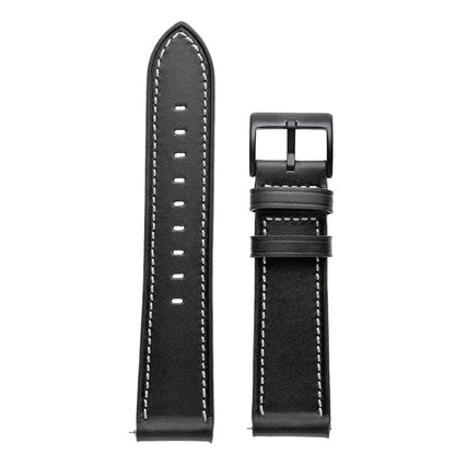 Bracelet en Cuir et Silicone 20mm/22mm pour Montres Huawei, Amazfit et Samsung Galaxy Watch BLACKBEARD OUTDOOR INDUSTRIES