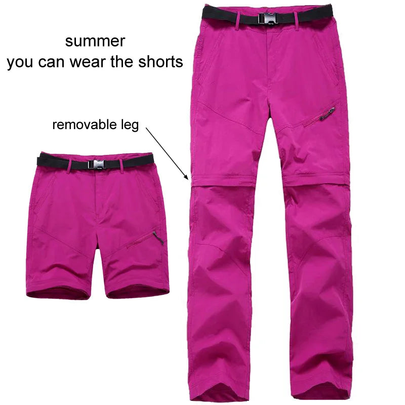 Pantalon Randonnée Femme Été Séchage Rapide – Convertible en Short – NUONEKO - BLACKBEARD OUTDOOR INDUSTRIES
