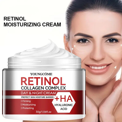 Crème Visage Anti-Âge et Hydratante au Rétinol et Collagène | Soin Réparateur Profond pour Peau Sèche et Mature - BLACKBEARD OUTDOOR INDUSTRIES
