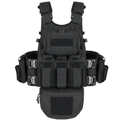 Gilet Tactique YAKEDA Camouflage Outdoor – Gilet de Formation Respirant et Résistant à l'Usure, Multifonction pour Combat CS et Entraînement BLACKBEARD OUTDOOR INDUSTRIES