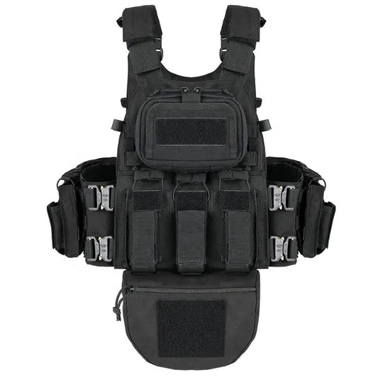 Gilet Tactique YAKEDA Camouflage Outdoor – Gilet de Formation Respirant et Résistant à l'Usure, Multifonction pour Combat CS et Entraînement BLACKBEARD OUTDOOR INDUSTRIES