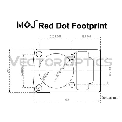Adaptateur Universel pour Viseur Red Dot Airsoft M2/M4 – Montage sur Pistolet pour Accessoires Tactiques et de Chasse - BLACKBEARD OUTDOOR INDUSTRIES