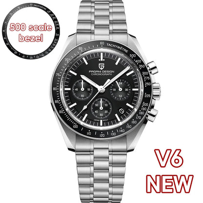 PAGANI DESIGN PD-1701 Moonwatch 2025 – Hommage à la CK2998 – Montre Homme Quartz Chronographe de Luxe - BLACKBEARD OUTDOOR INDUSTRIES