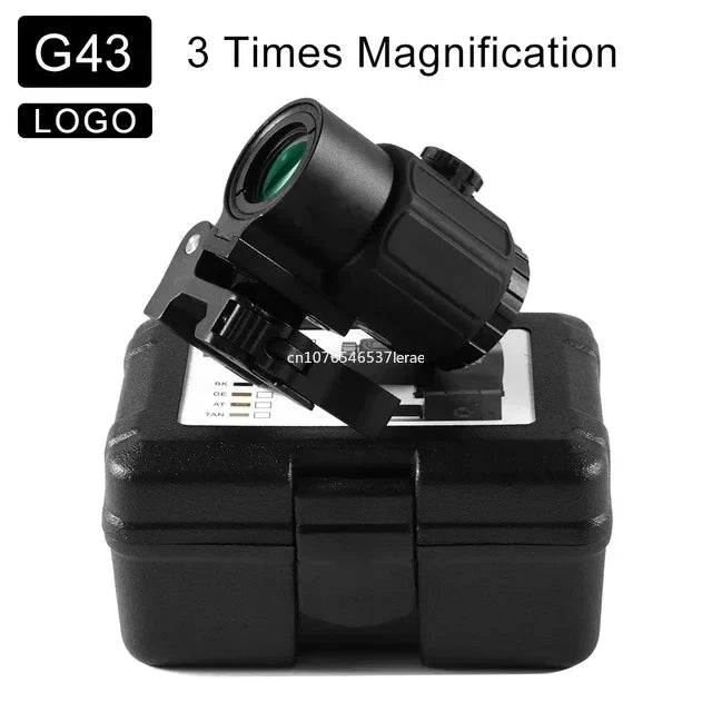 Viseur Holographique 558 avec Magnificateur G33/G43 3X ou G45 5X – Lunette Tactique pour Rail 20 mm – Airsoft, Chasse, Tir Ma boutique