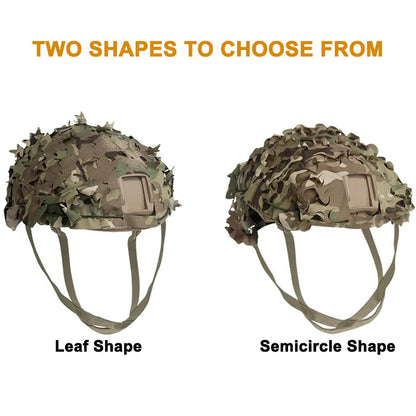 Housse de Casque Airsoft 3D Camo avec Découpe Laser en Forme de Feuilles Ma boutique