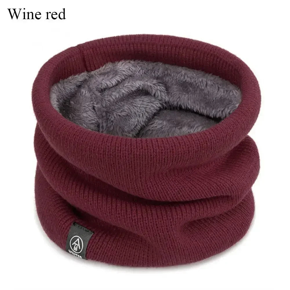 Écharpe Chauffante Tricotée Unisexe – Col de Protection Hiver, Doublure Épaissie, Pour Sport, Course, Randonnée et Activités Extérieures - BLACKBEARD OUTDOOR INDUSTRIES