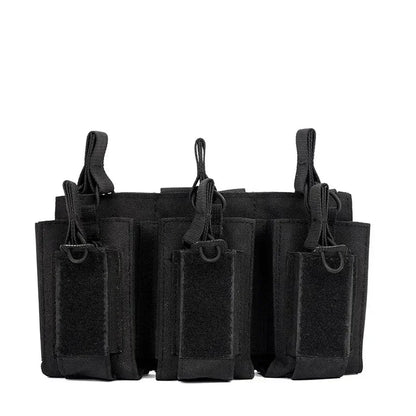 Porte chargeurs Tactical EDC Triple pour M4, M14, M16, AK, AR, Glock (Système MOLLE) BLACKBEARD OUTDOOR INDUSTRIES