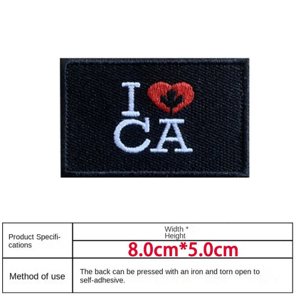 Patch Drapeau Canada – Brodé avec Velcro ou à Coudre - BLACKBEARD OUTDOOR INDUSTRIES