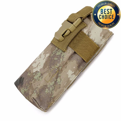 Pochette Tactique MOLLE pour Radio Walkie-Talkie – Porte-Bouteille d'Eau, Pochette de Magasin pour Activités de Plein Air, Camping et Sports BLACKBEARD OUTDOOR INDUSTRIES