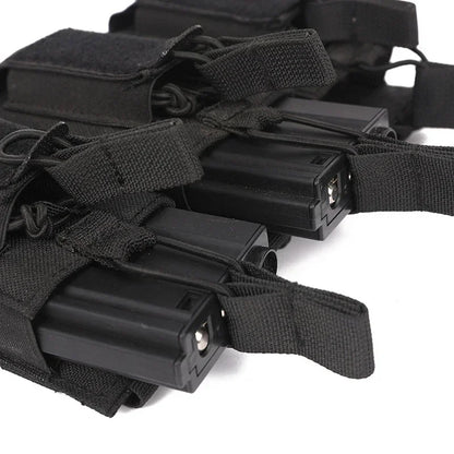 Pochette Tactique Triple Chargeurs – Universelle M4 / M14 / M16 / AK / AR / Glock | Système MOLLE EDC - BLACKBEARD OUTDOOR INDUSTRIES
