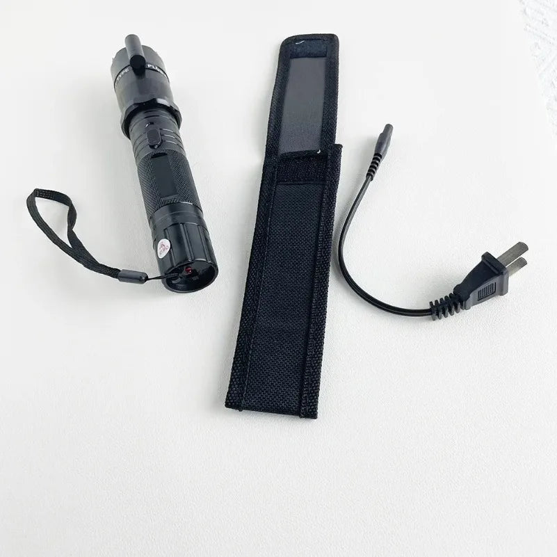 Upgraded Outdoor Flashlight Keychain Multi-Function Long-Range LED Flashlight with Direct USB Charging Portable Emergency Light BLACKBEARD OUTDOOR INDUSTRIES