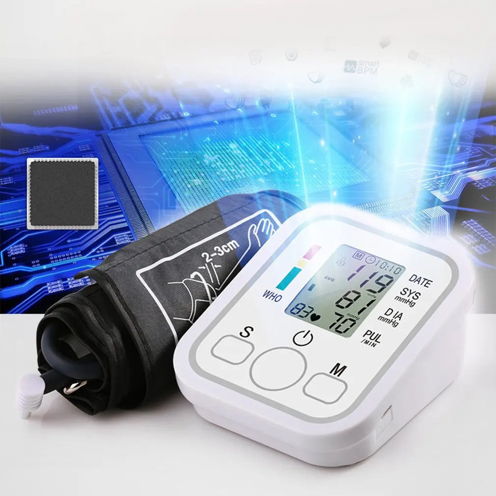 Tensiomètre Digital Portable – Moniteur de Tension Artérielle au Bras avec Mesure du Pouls Ma boutique