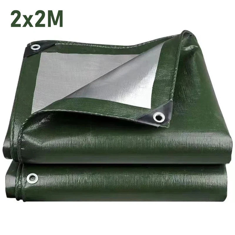 Bâche Imperméable Verte Épaissie – Tarp Multi-usage pour Protection Extérieure, Jardin, Camping - BLACKBEARD OUTDOOR INDUSTRIES