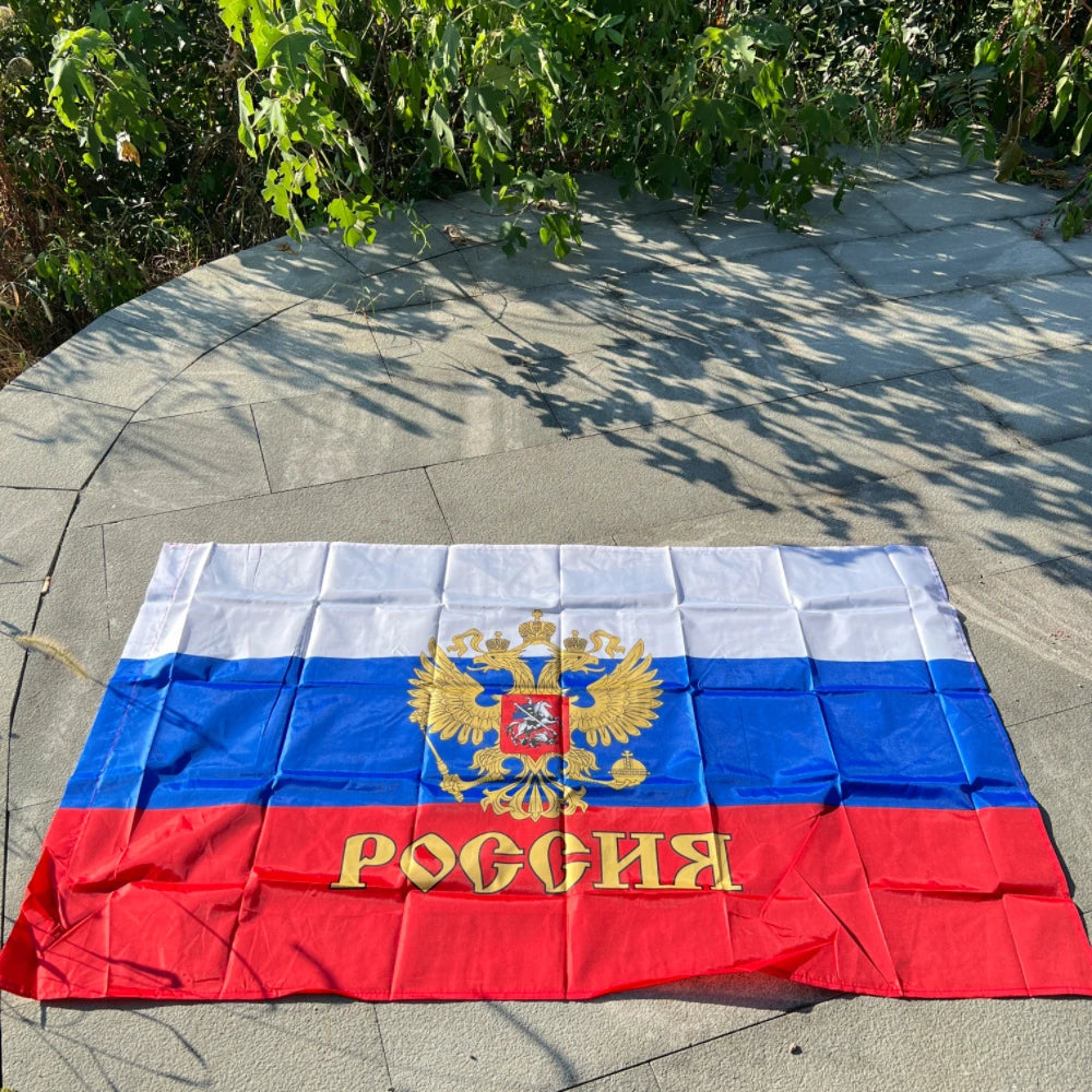 Drapeau de la Russie – 90x150 cm – Polyester – Drapeau Présidentiel Russe – Bannière Nationale BLACKBEARD OUTDOOR INDUSTRIES