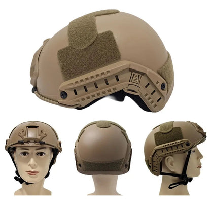 AST Helmet MICH2000 Tactical Airsoft Helmet Casque tactique léger pour Airsoft, Outdoor, Paintball, CS, SWAT et activités sportives Ma boutique