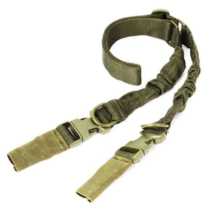 Sangle Fusil Tactique à Point Unique – Harnais Élastique et Réglable 120–150 cm - BLACKBEARD OUTDOOR INDUSTRIES