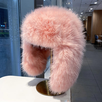 Chapka Saga Furs en Faux Vison Bleu - BLACKBEARD OUTDOOR INDUSTRIES