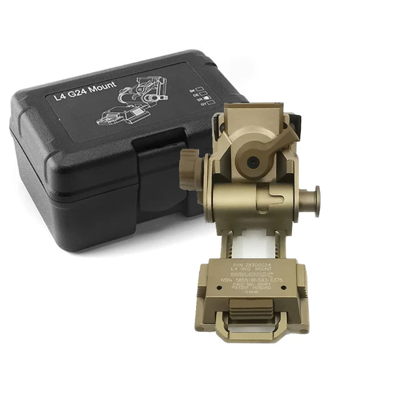 Support Métallique L4 G24 NVG – Montage Wilcox pour Jumelles de Vision Nocturne PVS-15 / PVS-18 / GPNVG-18 - BLACKBEARD OUTDOOR INDUSTRIES