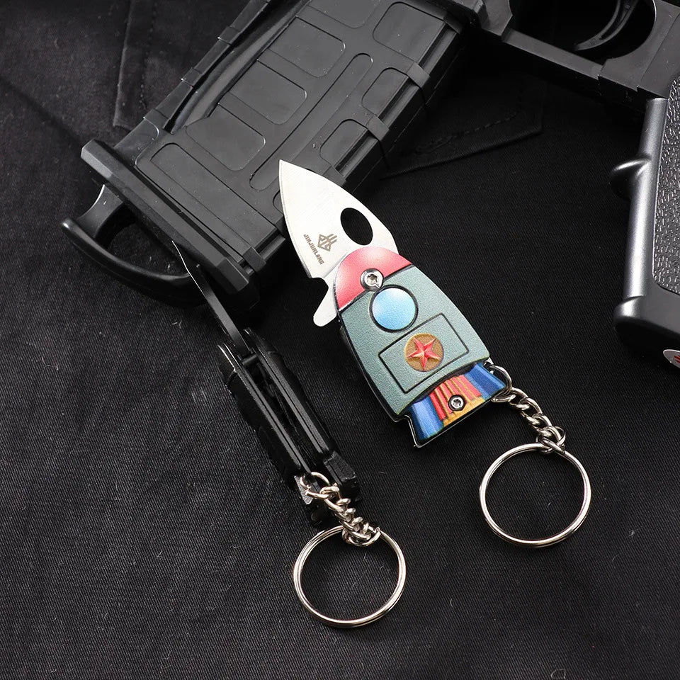Mini Couteau de Poche Pliant – Porte-clés EDC | Camping, Chasse, Survie - BLACKBEARD OUTDOOR INDUSTRIES