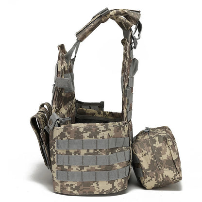 Gilet Porte-Plat en Nylon 600D Camouflage – Gilet de Protection Multifonction pour Chasse et Activités Outdoor - BLACKBEARD OUTDOOR INDUSTRIES