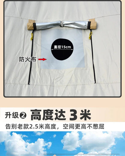 Tente de Luxe Mongolia Yurt pour 6-10 Personnes –  Camping Premium BLACKBEARD OUTDOOR INDUSTRIES