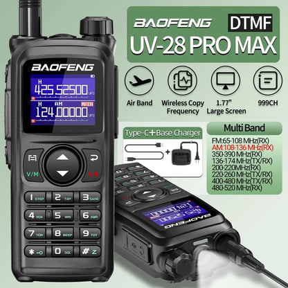 Talkie-Walkie Baofeng UV-28 PRO MAX - Multi-Bandes Haute Puissance Ma boutique