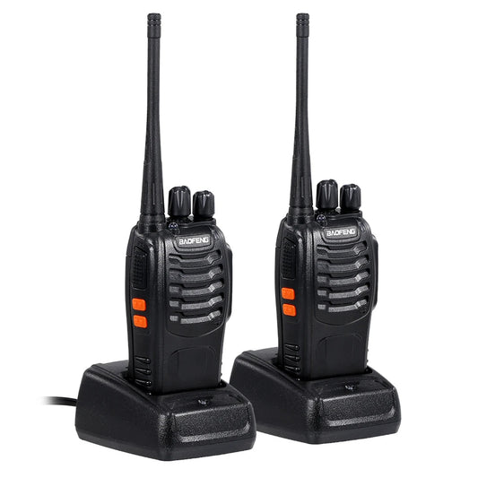 Talkie-Walkie BAOFENG BF-888S UHF 400-470MHz – Lot de 2 Radios Bidirectionnelles (Prise EU) Ma boutique