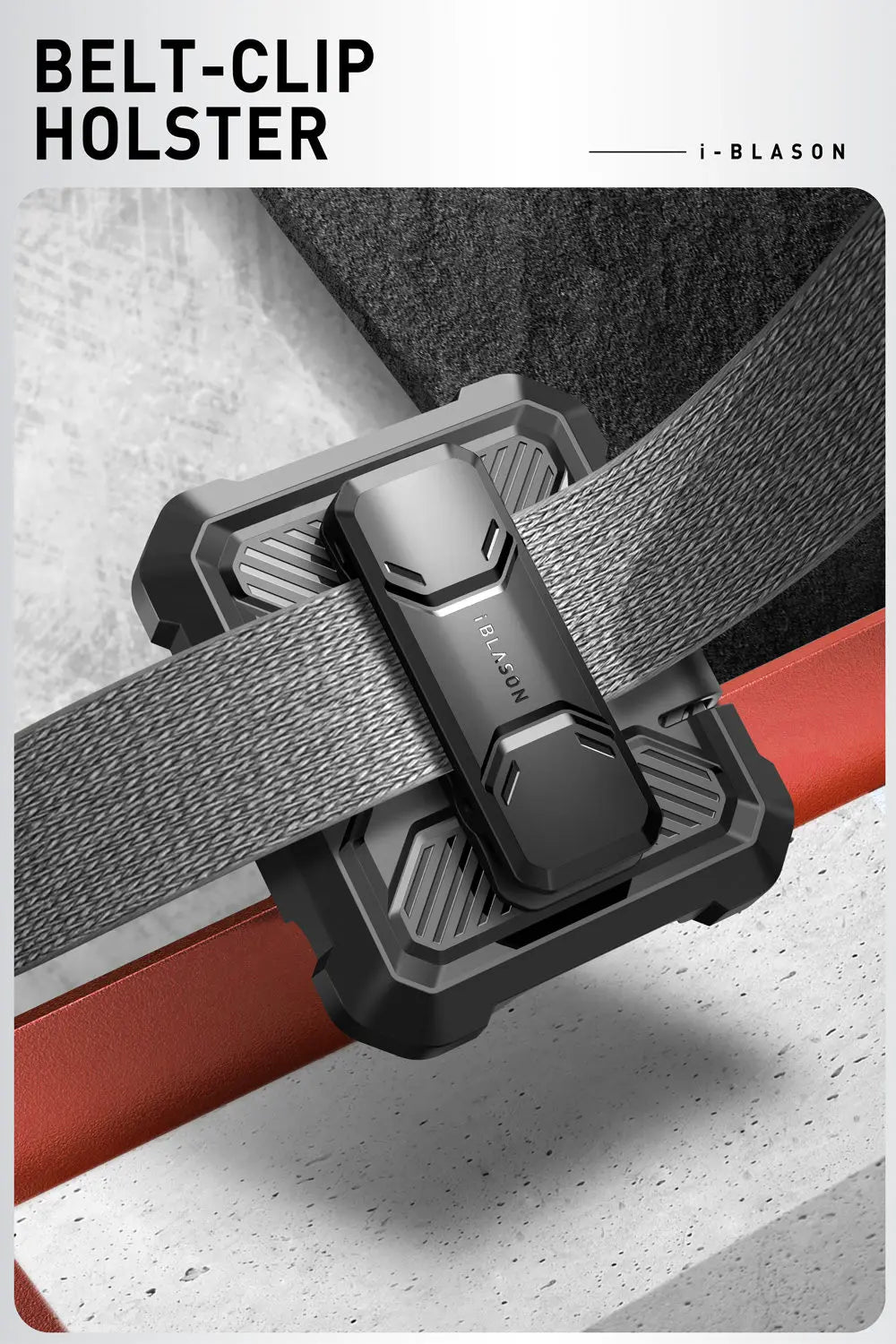 I-BLASON For Samsung Galaxy Z Flip 7 FE/6/5 Case Armorbox Full-Body Military Protection Phone Case with Screen Protector & Stand BLACKBEARD OUTDOOR INDUSTRIES