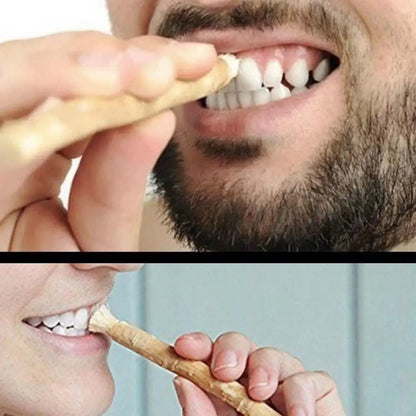 Brosse à dents naturelle portable Miswak (Siwak) – Brosse traditionnelle en bois, blanchissante, manuelle, 1 unité - BLACKBEARD OUTDOOR INDUSTRIES