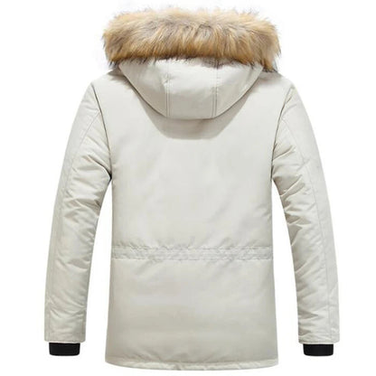 Manteau Hiver Homme WINSTAND - Veste Casual à Capuche, Zip, Poches et Doublure en Polyester BLACKBEARD OUTDOOR INDUSTRIES