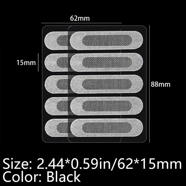 Rideau Anti-Moustiques Auto-adhésif - Filet de Protection Moustiques pour Fenêtre et Porte, DIY, Découpe Libre - BLACKBEARD OUTDOOR INDUSTRIES