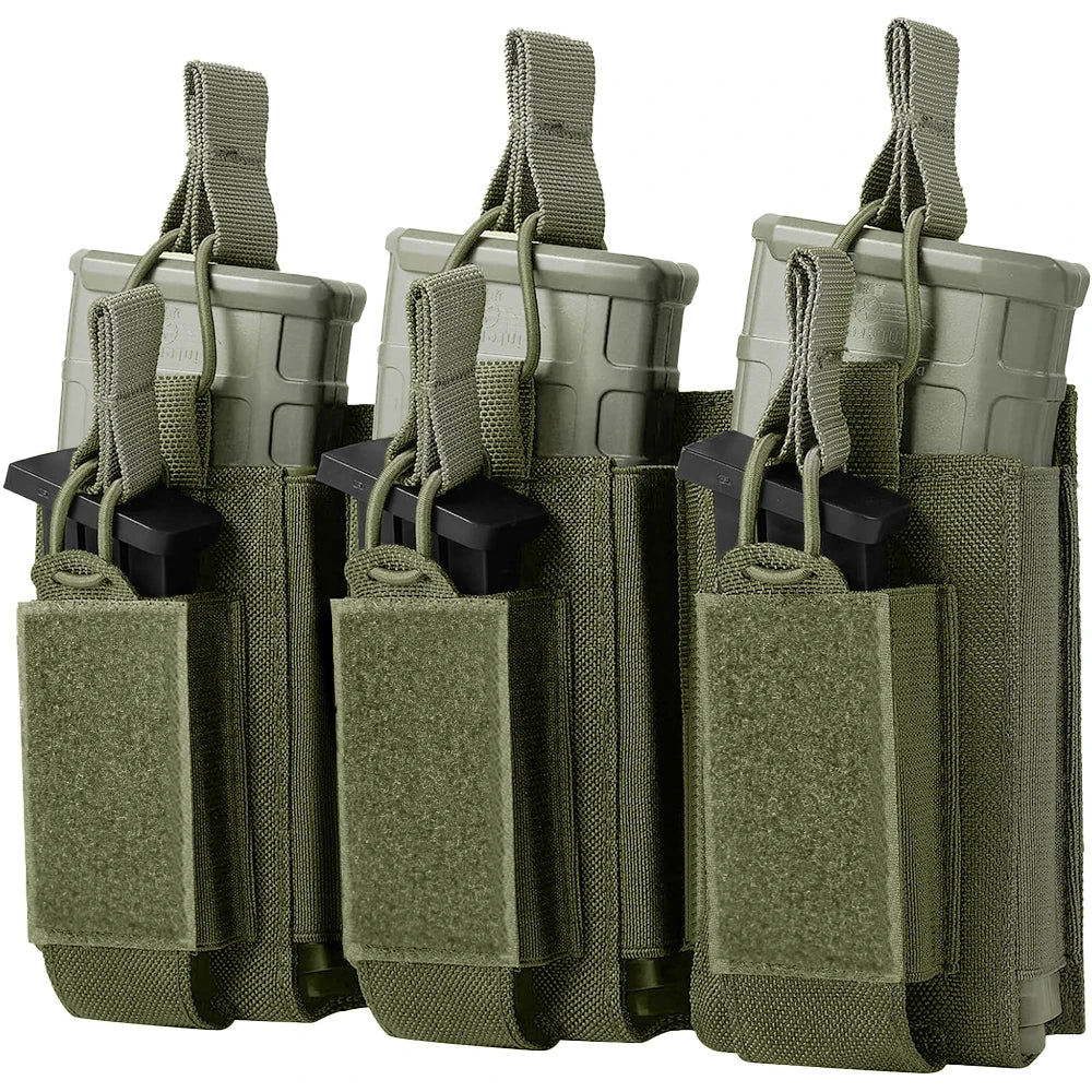 Triple Magazine Pouch Molle Mag Bag – Porte-chargeurs tactique polyvalent - BLACKBEARD OUTDOOR INDUSTRIES