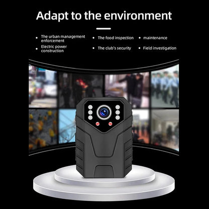 Mini Caméra Corporelle Full HD 1080P avec Vision Nocturne – Enregistreur Vidéo, Caméra de Sécurité pour Garde, Police, et Application Environnementale - BLACKBEARD OUTDOOR INDUSTRIES