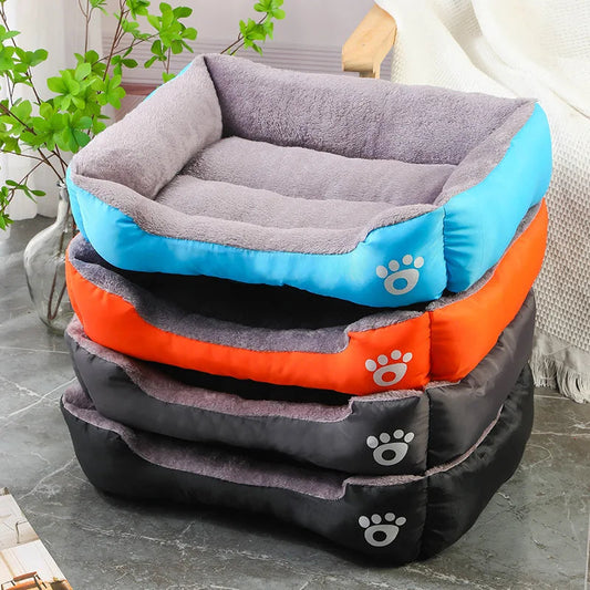 Maison Douillette Carrée pour Chien et Chat – Hiver | Imperméable, Chaude & Confortable Ma boutique
