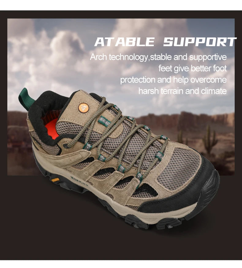 Chaussures de Randonnée HIKEUP-26 pour Homme – Trekking, Escalade, Outdoor & Quotidien – Cuir Synthétique, Respirantes - BLACKBEARD OUTDOOR INDUSTRIES