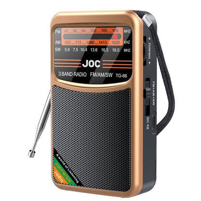 📻 Mini Radio Portable AM/FM/SW – Rechargeable avec Haut-Parleur Stéréo et Écran HD Ma boutique