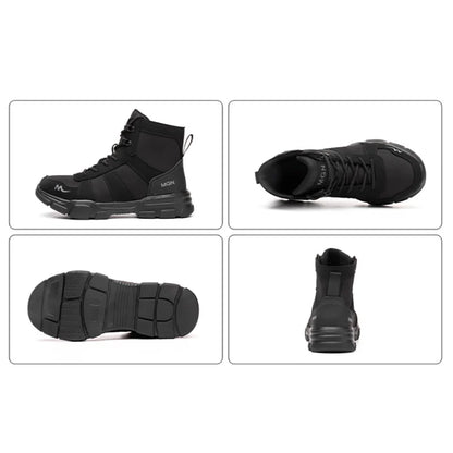 Bottes de Travail Indestructibles - Chaussures de Sécurité avec Embout en Acier, Résistantes aux Piqûres, Antidérapantes, pour Hommes et Femmes, Bottes Tactiques - BLACKBEARD OUTDOOR INDUSTRIES