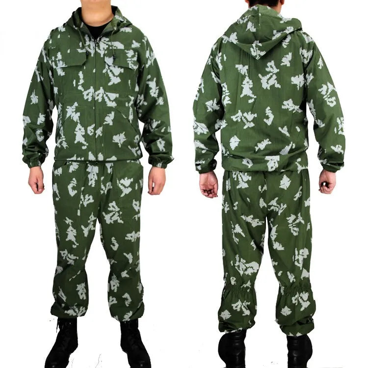 Tenue Camouflage Tactique Été – ATFG EMR White/Yellow Flower – Veste & Pantalon - BLACKBEARD OUTDOOR INDUSTRIES