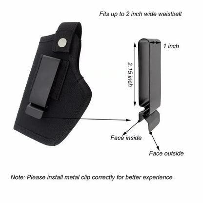 Holster Universel Droitier/Gaucher pour Pistolets – Port IWB / OWB - BLACKBEARD OUTDOOR INDUSTRIES