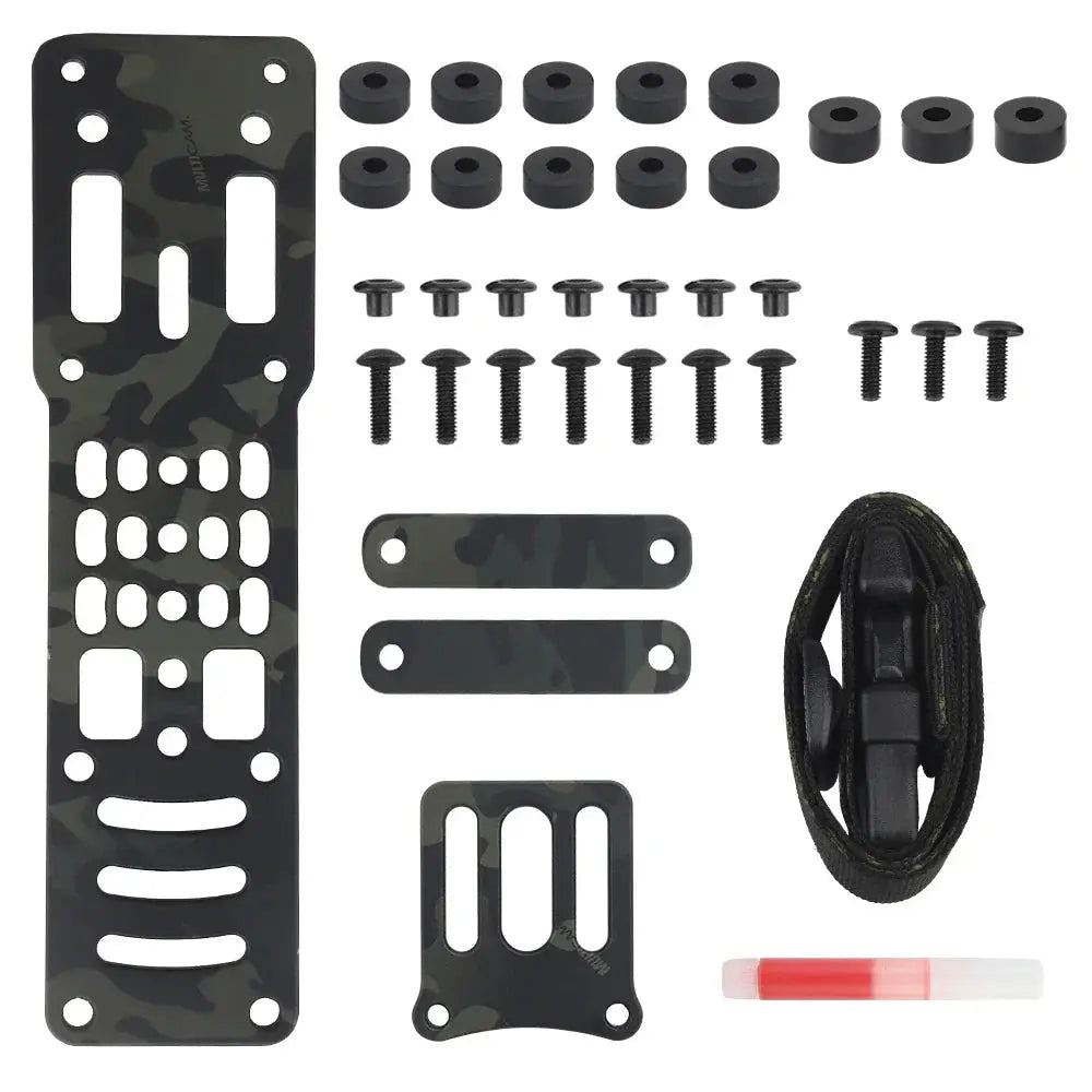 Adaptateur Holster Pistolet Modulaire en Métal pour Plateforme QLS – Accessoire Tactique Drop Leg pour Glock et Airsoft Ma boutique
