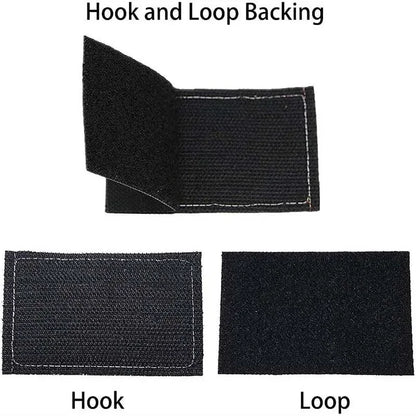 Écusson Groupe Sanguin 2,5 × 5 cm – Patch Tactique Brodé avec Velcro A/B/AB/O Pos-Neg - BLACKBEARD OUTDOOR INDUSTRIES