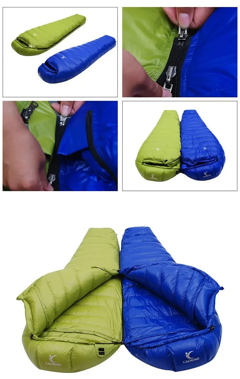 Sac de Couchage Ultraléger en Duvet de Canard Blanc | Hiver / Automne – Forme Momie - BLACKBEARD OUTDOOR INDUSTRIES