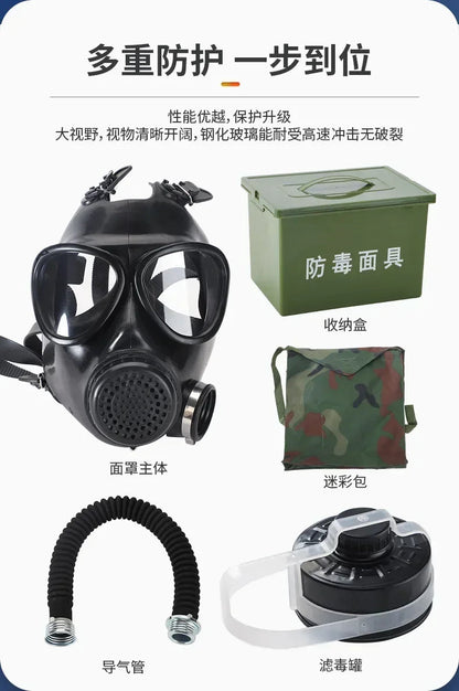 Masque Anti-Gaz et Fumée MF11B – Masque de Formation pour Urgences et Activités Extérieures BLACKBEARD OUTDOOR INDUSTRIES