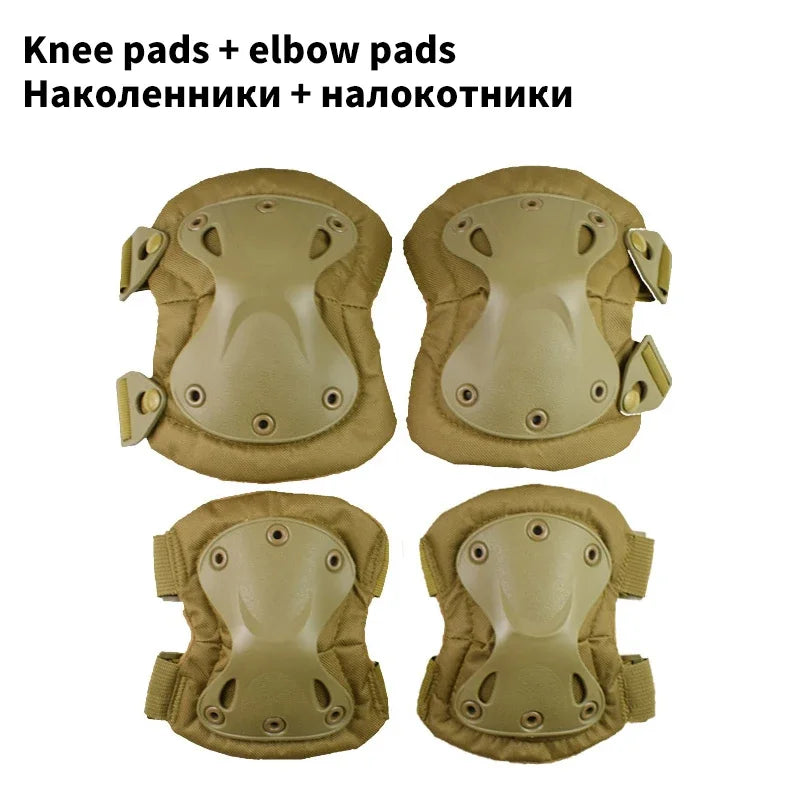 Genouillères et Coudières Tactiques Militaires – Protection Haute Performance pour Airsoft, Chasse, Sports et Entraînements - BLACKBEARD OUTDOOR INDUSTRIES